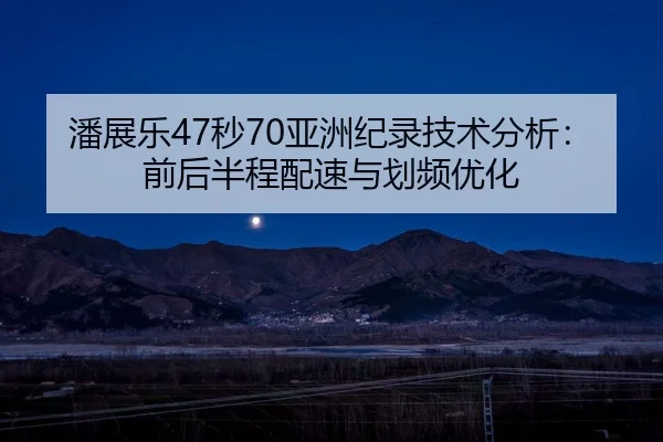 潘展乐47秒70亚洲纪录技术分析：前后半程配速与划频优化